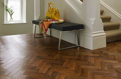 amtico floor with stool